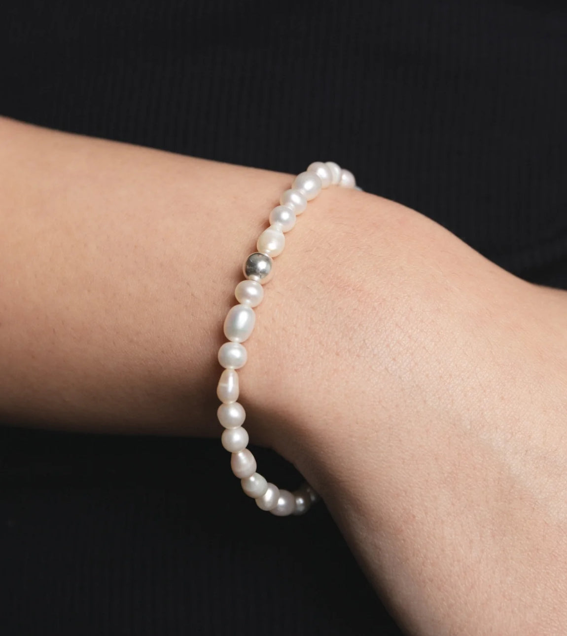 SS25 - Wolf Circus - Quinn Bracelet | Silver - on model 1 