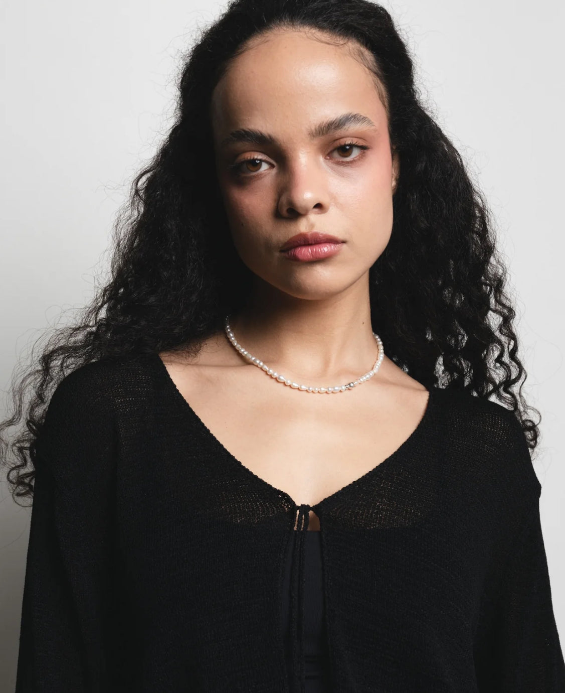 SS25 - Wolf Circus - Quinn Necklace | Silver - on model 2 