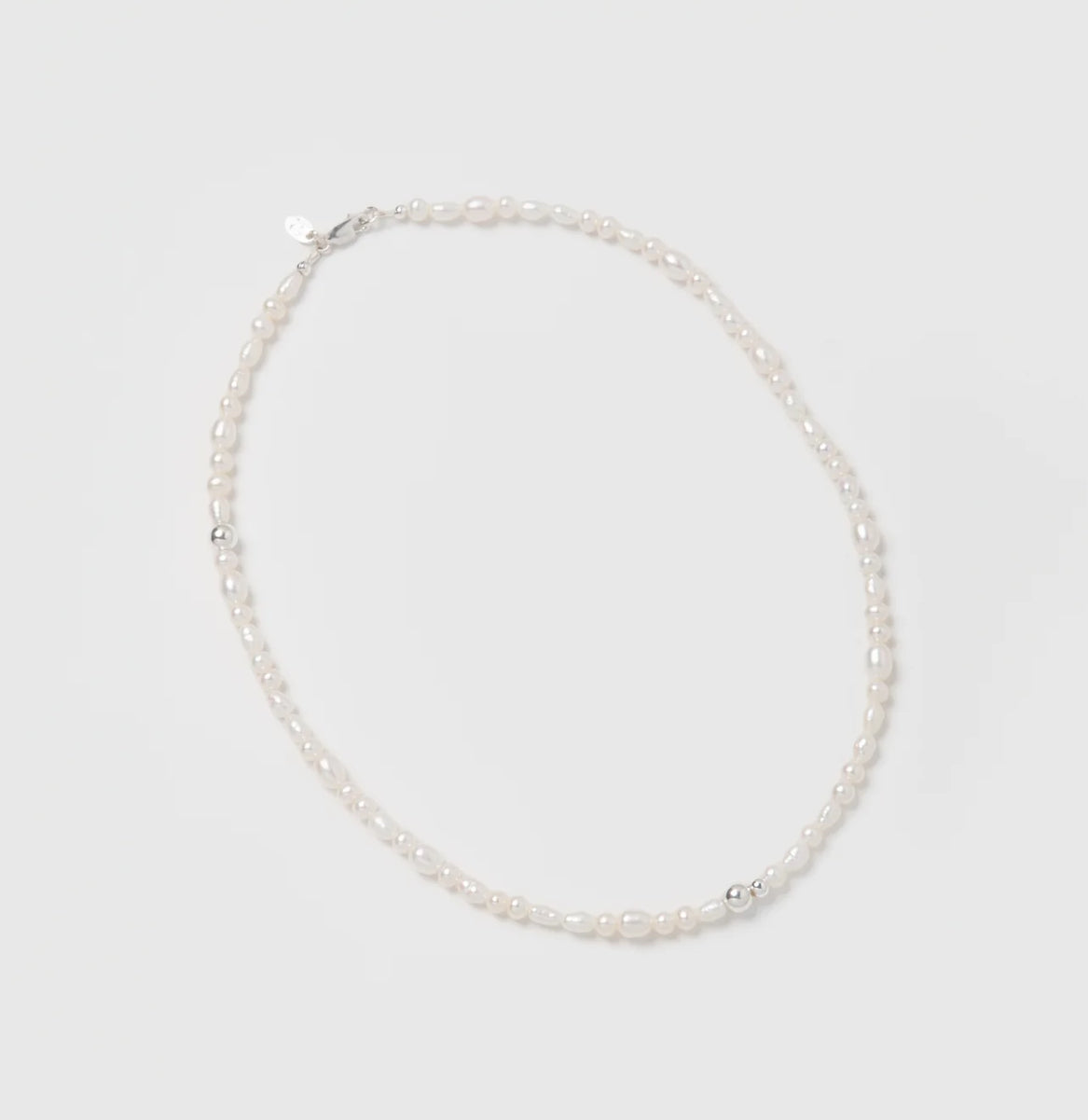 SS25 - Wolf Circus - Quinn Necklace | Silver - on model 3