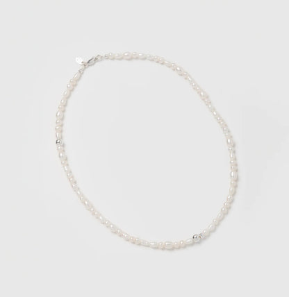 SS25 - Wolf Circus - Quinn Necklace | Silver - on model 3