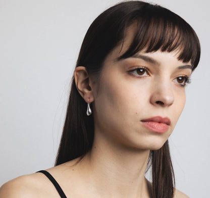 SS25 - Wolf Circus - Sage Earrings | Sterling Silver - on model 2 