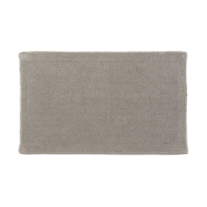 Gray bath mat on a white background