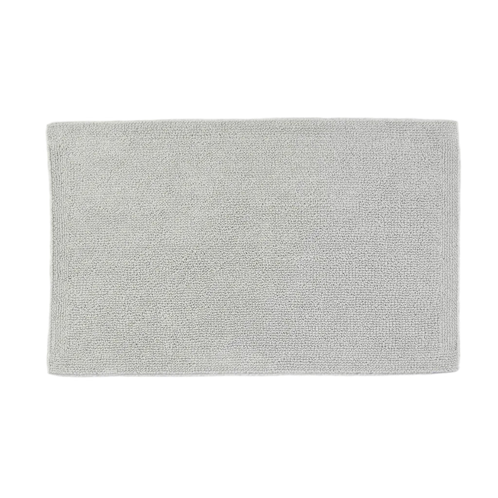 Gray bath mat on a white background