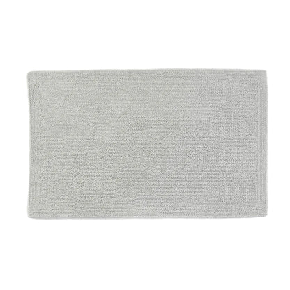 Gray bath mat on a white background