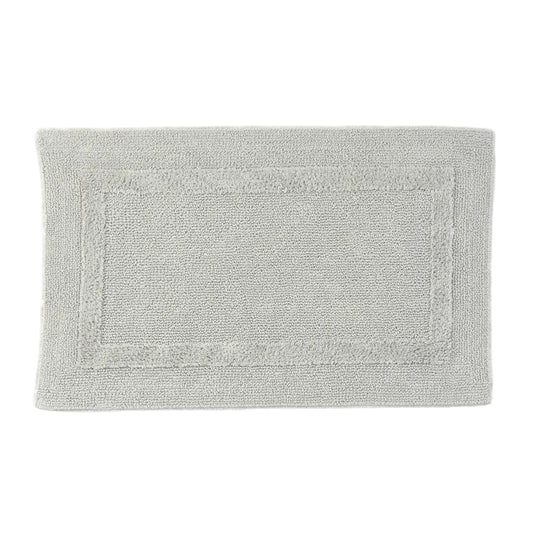 Gray bath mat on a white background
