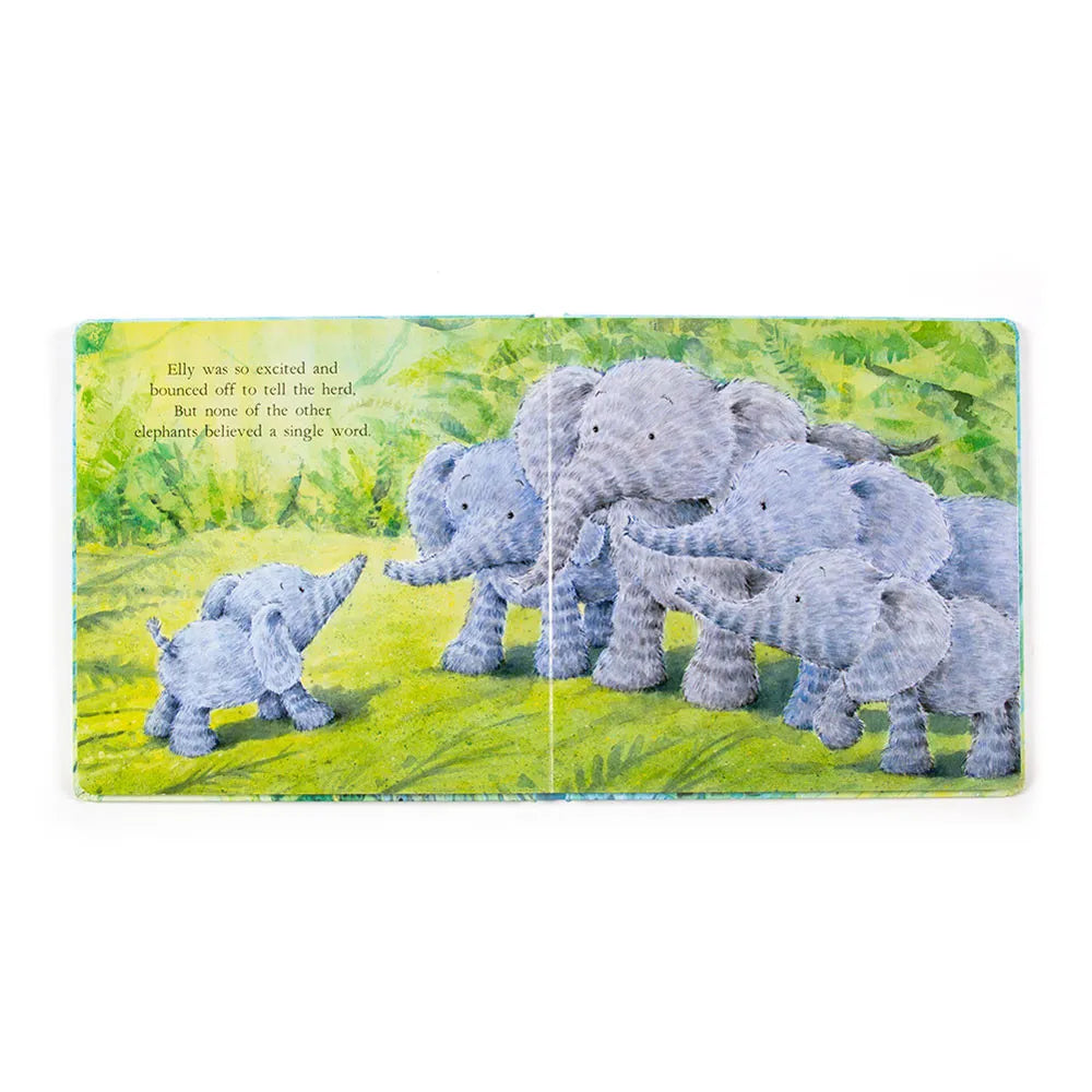 Children's book titled 'Elephants Can't Fly'