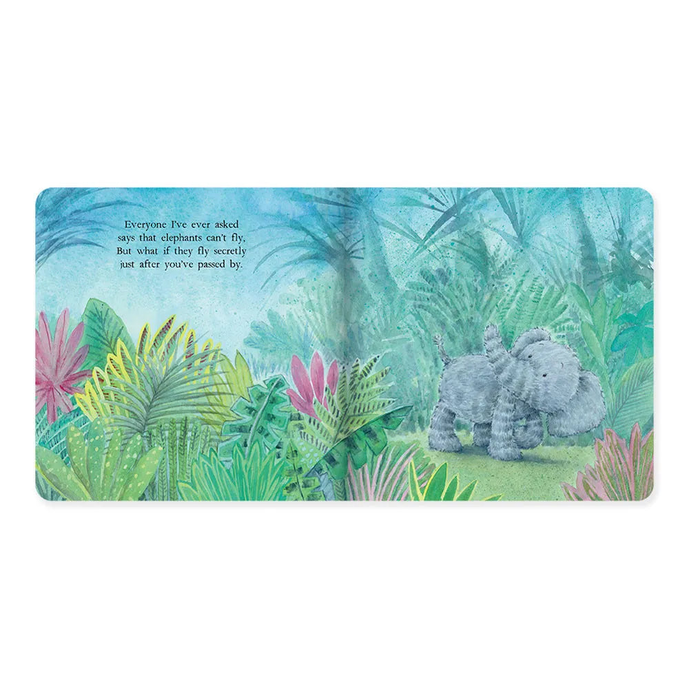 Children's book titled 'Elephants Can't Fly'
