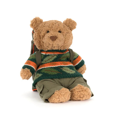 Jellycat Bartholomew Bear with Hiking Outfit