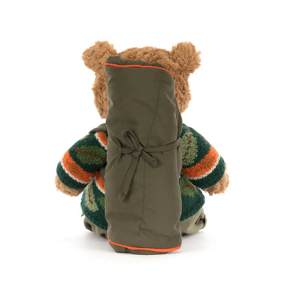 Jellycat Bartholomew Bear with Hiking Outfit