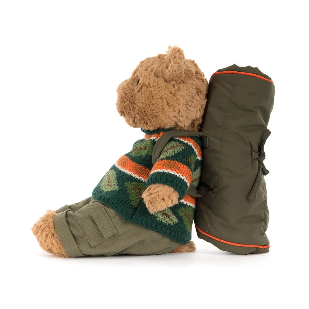 Jellycat Bartholomew Bear with Hiking Outfit