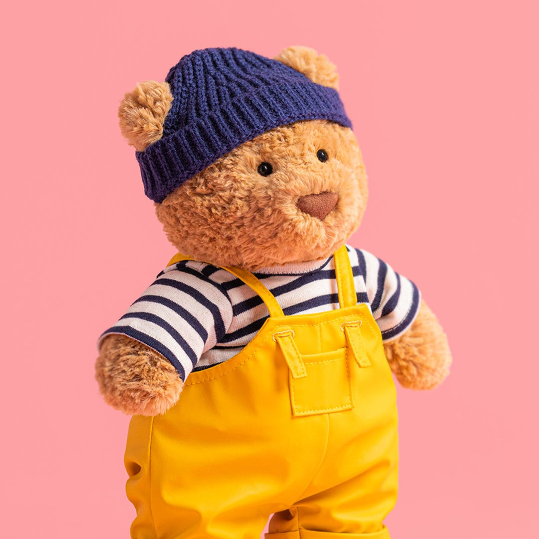 Jellycat Bartholomew Bear, in a sailor outfit. Summer Release 2026.