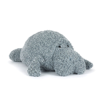 Jellycat Maffles the Manatee angled view