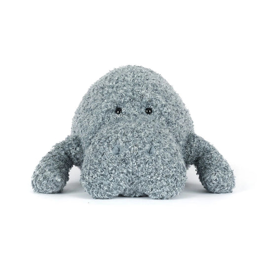 Jellycat Maffles the Manatee Front View