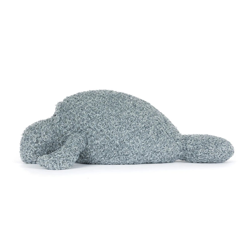Jellycat Maffles the Manatee Side View