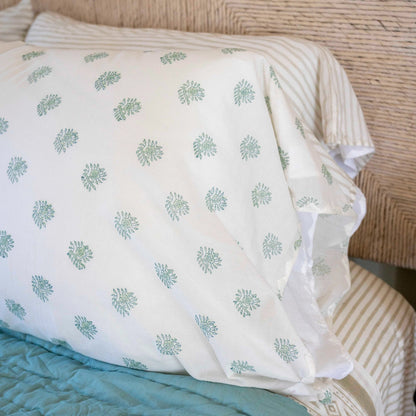 Kerry Cassill Block Print Pillow Case Celery Booti