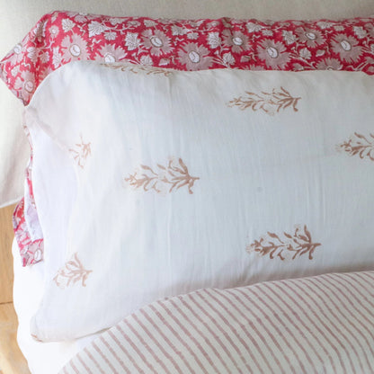 Kerry Cassill Block Print Pillow Case Lavender