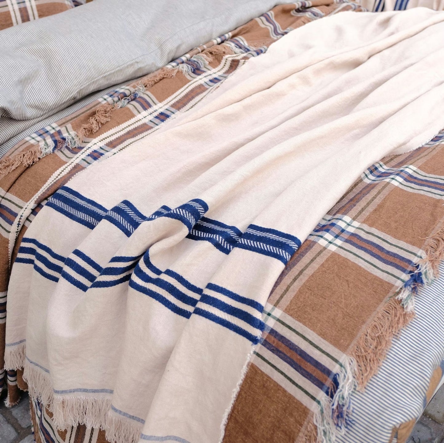 LIBECO | Pièce De Lin | Indigo Stripe