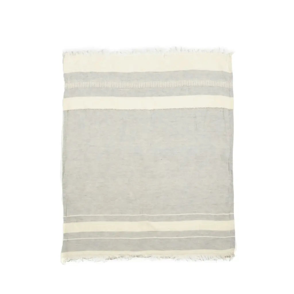 Libeco belgian guest towel in gent stripe.