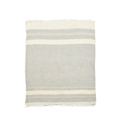 Libeco belgian guest towel in gent stripe.