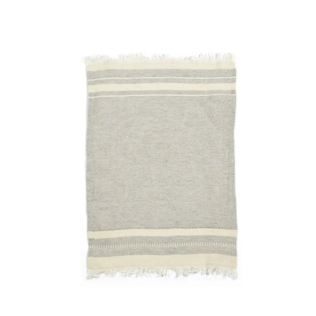 Libeco belgian towel small fouta in gent stripe.