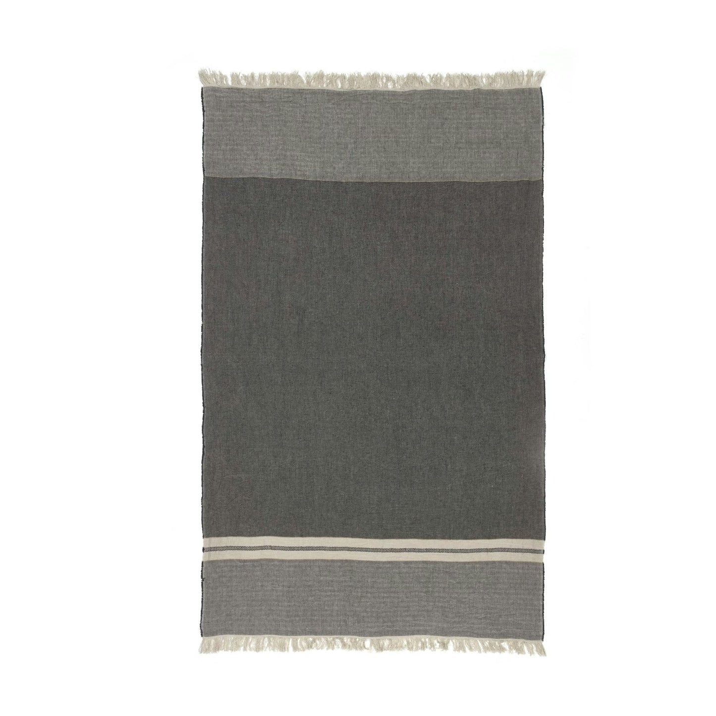 LIBECO | The Belgian Towel | Black Stripe