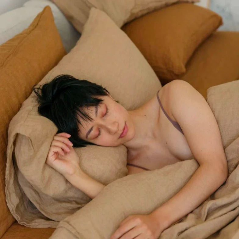 Somn linen pillowcases, Oatmeal