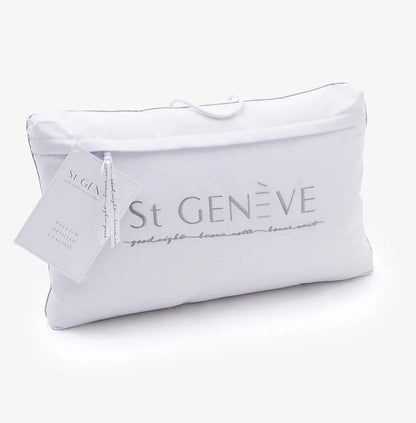St Geneve packaging for down pillows