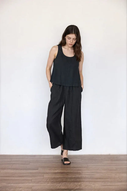 Wide Linen Pants - It Is Well L.A