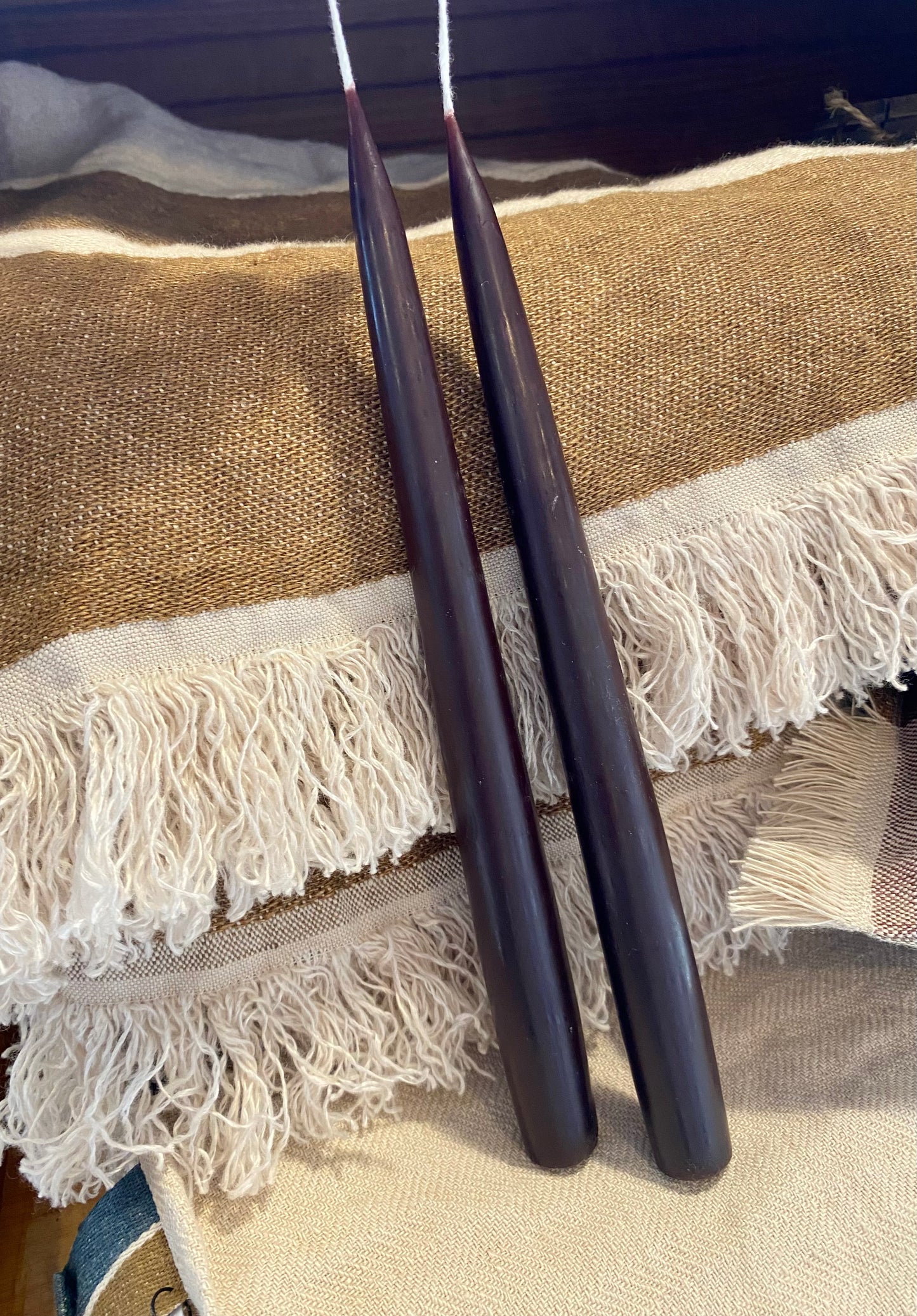 Twilight - Danish 10" Taper | Dark Brown - flat display 2