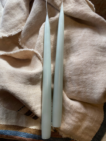 Twilight - Danish 12" Taper | Pastel Teal - display flat 