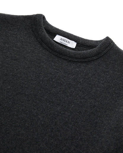 Cashmino Crewneck in Charcoal