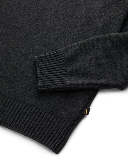 Cashmino Crewneck in Charcoal