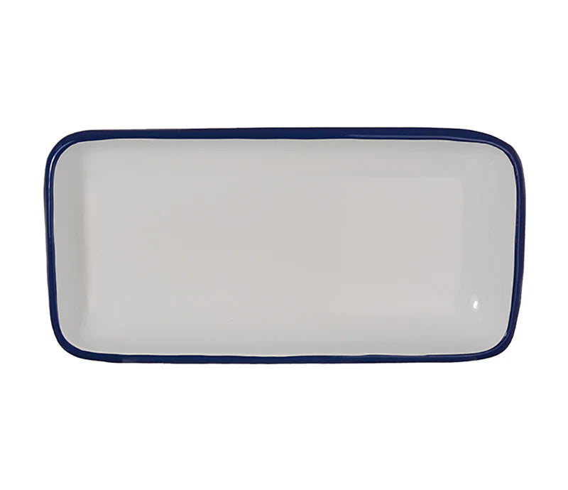 White & Blue Tray