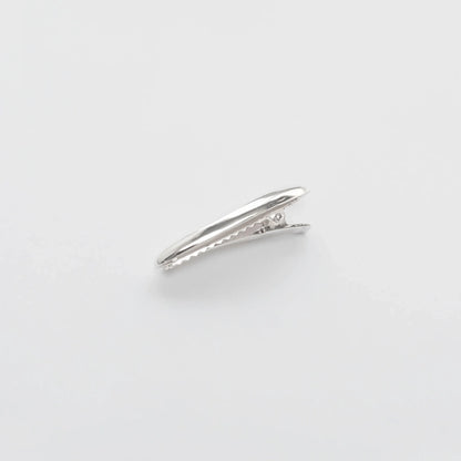Bean Hair Clip | Sterling Silver