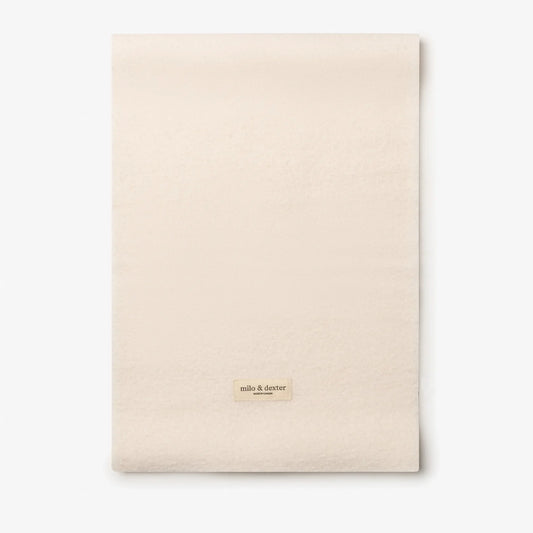 Classic Merino Scarf in Ivory