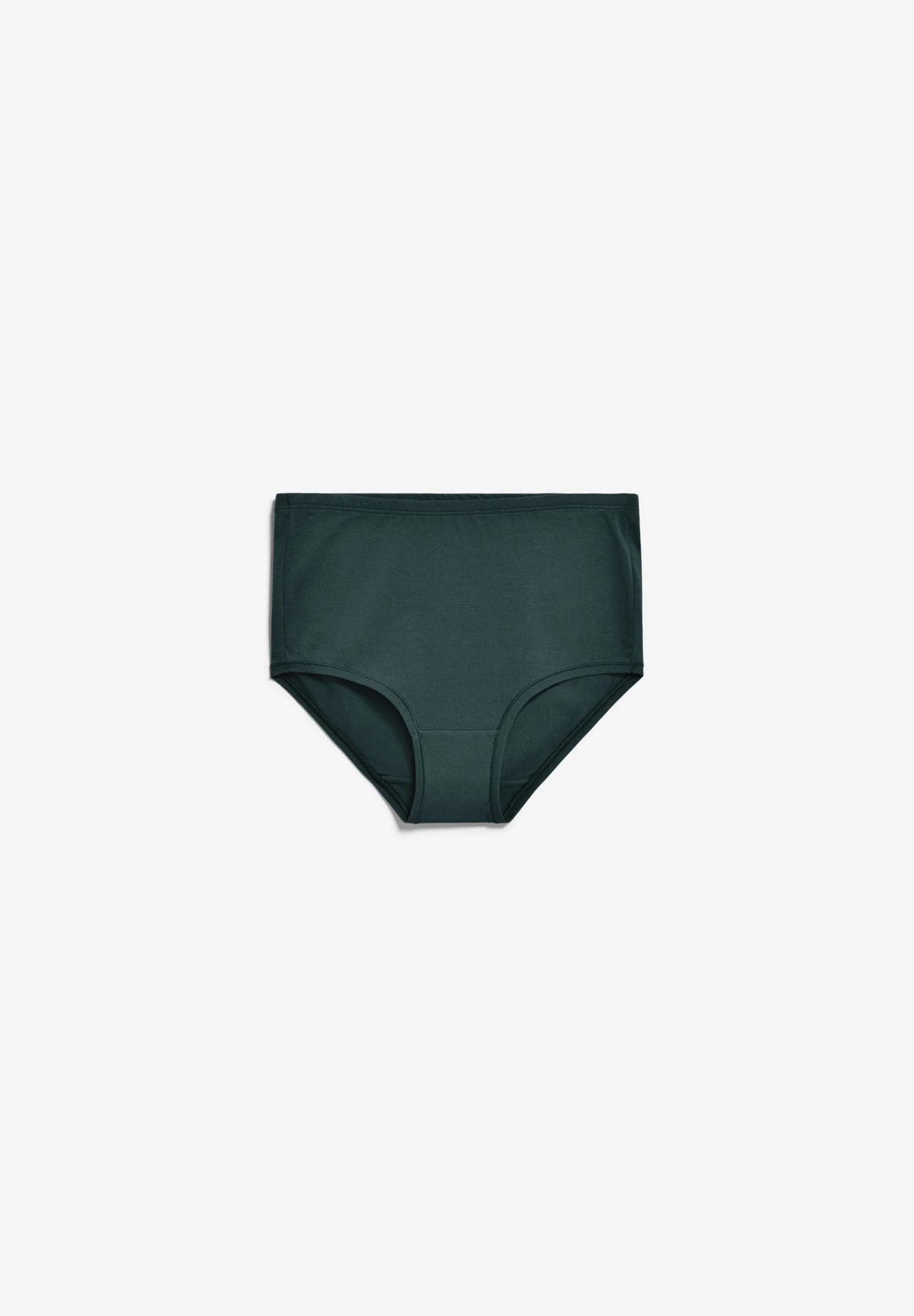 BIRTAA High Waist Underwear - ARMEDANGELS Canada teal flatlay front