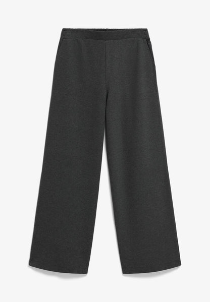 ARMEDANGELS Canada Wide-Leg Pant in Dark Gray with Comfortable Elastic Waistband in Kelowna