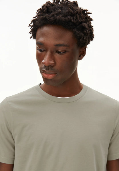 ARMEDANGELS  Canada Men's Unisex Organic Cotton T-Shirt in Soft Green for Comfortable Everyday Wear in Kelowna and Canada