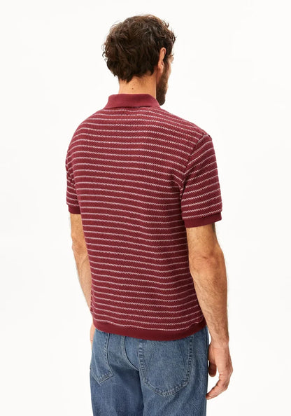MAARIO Knitted Polo Shirt- ARMEDANGELS Canada