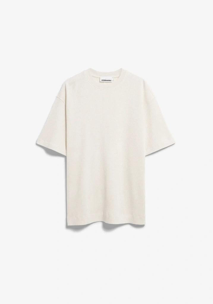 White t-shirt on a white background