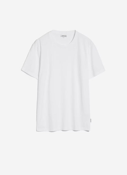 ARMEDANGELS Canada Men's Unisex White Cotton T-Shirt for Comfortable Everyday Wear