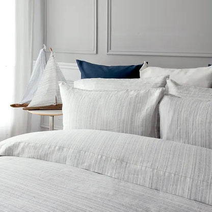 Colette Stripe Linen Jacquard | Duvet Cover