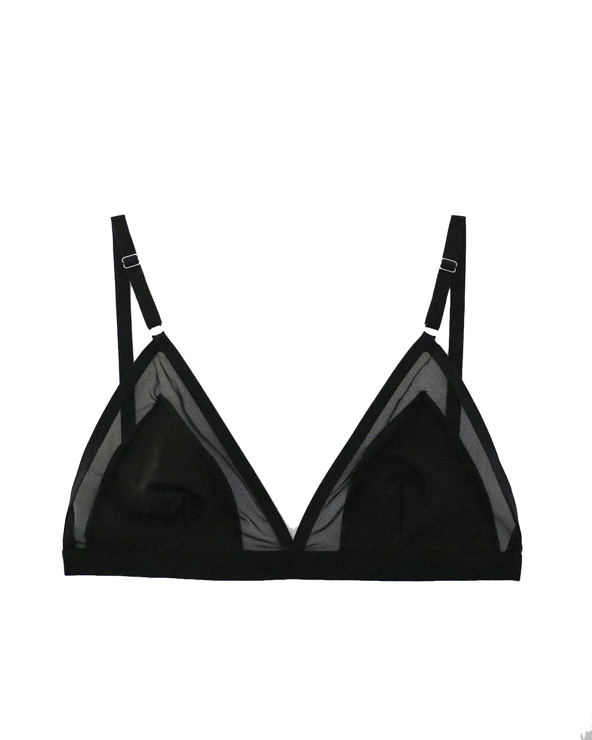 Mary Young - SS24 - Contrast Bra in Black - display front 5