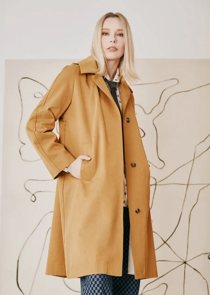 Marchland Trench Coat in Dijon - Dagg & Stacey