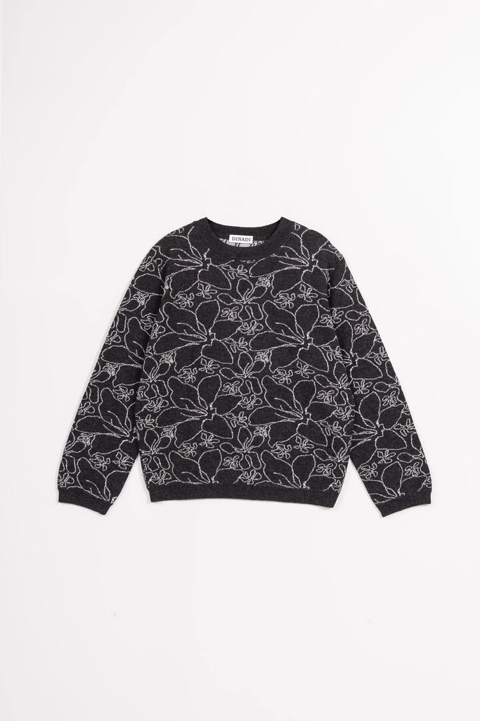 Merino Floral Sweater - Dinadi