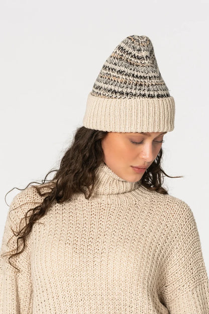 Merino Handknit Zero Waste Hat - Dinadi