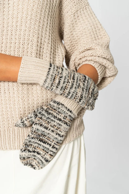 Merino Handknit Zero Waste Mittens - Dinadi