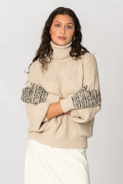 Merino Handknit Zero Waste Mittens - Dinadi