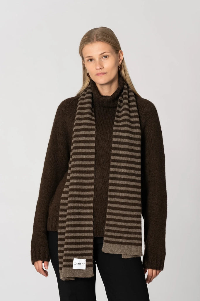 Yak Striped Scarf - Dinadi