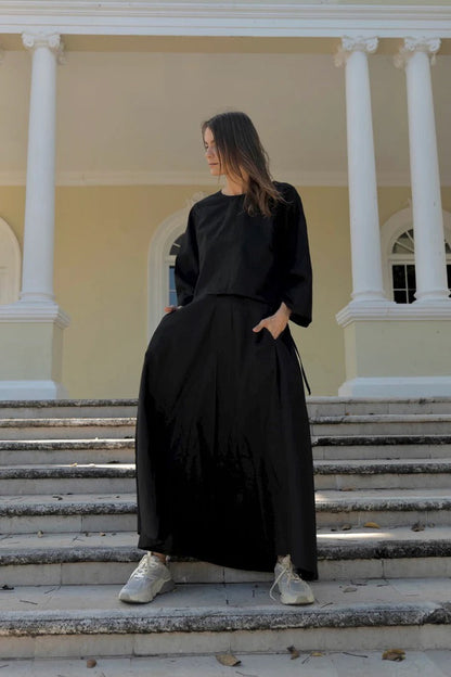 Savannah Skirt in Pepper